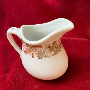 Small Antique 5 oz Lamberton Pitcher Restaurant Ware. Ironstone.